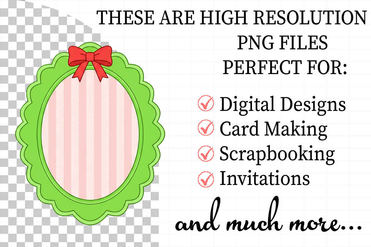 Christmas Vintage Cute Frame Bundle, an Illustration by Daily.Designs (Photo 2 of 5)