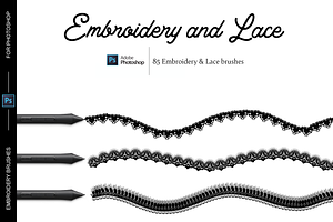 Embroidery Brushes For Photoshop