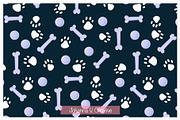Basset Puppy Floral Patterns, an Illustration by Johanna V. Creative (Thumbnail 6 of 9)