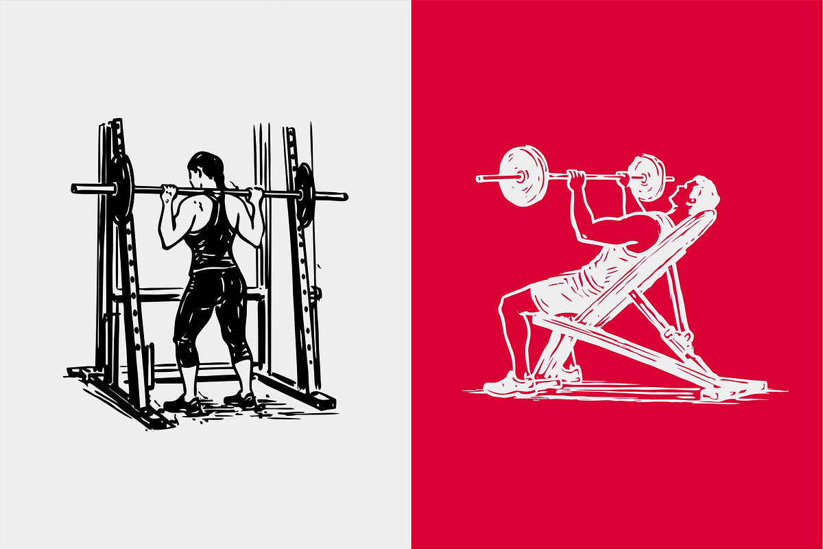 Workout Vector Illustrations, a Sport Illustration by Rasgood (Photo 7 of 9)