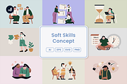 Soft Skills Concept Illustration, a Work Illustration by Jump Studio (Thumbnail 1 of 10)