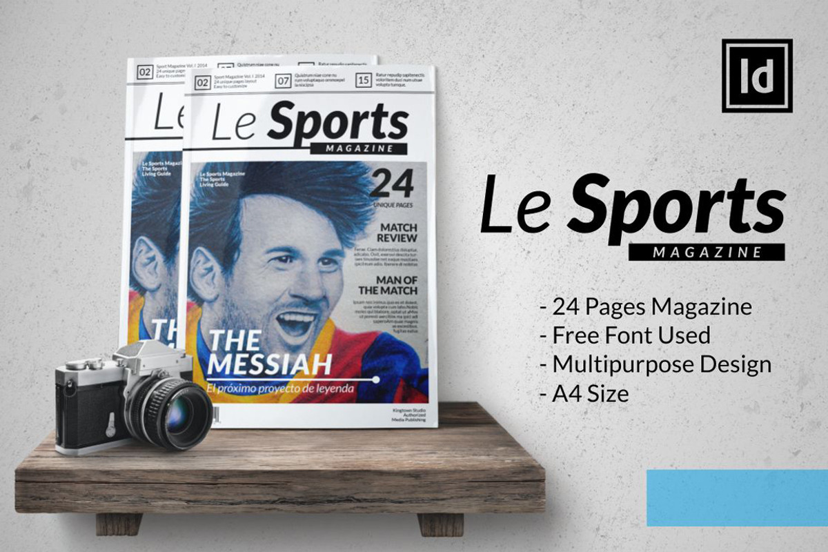 Le Sports MGZN, a Magazine Template by Kingtown (Photo 1 of 5)