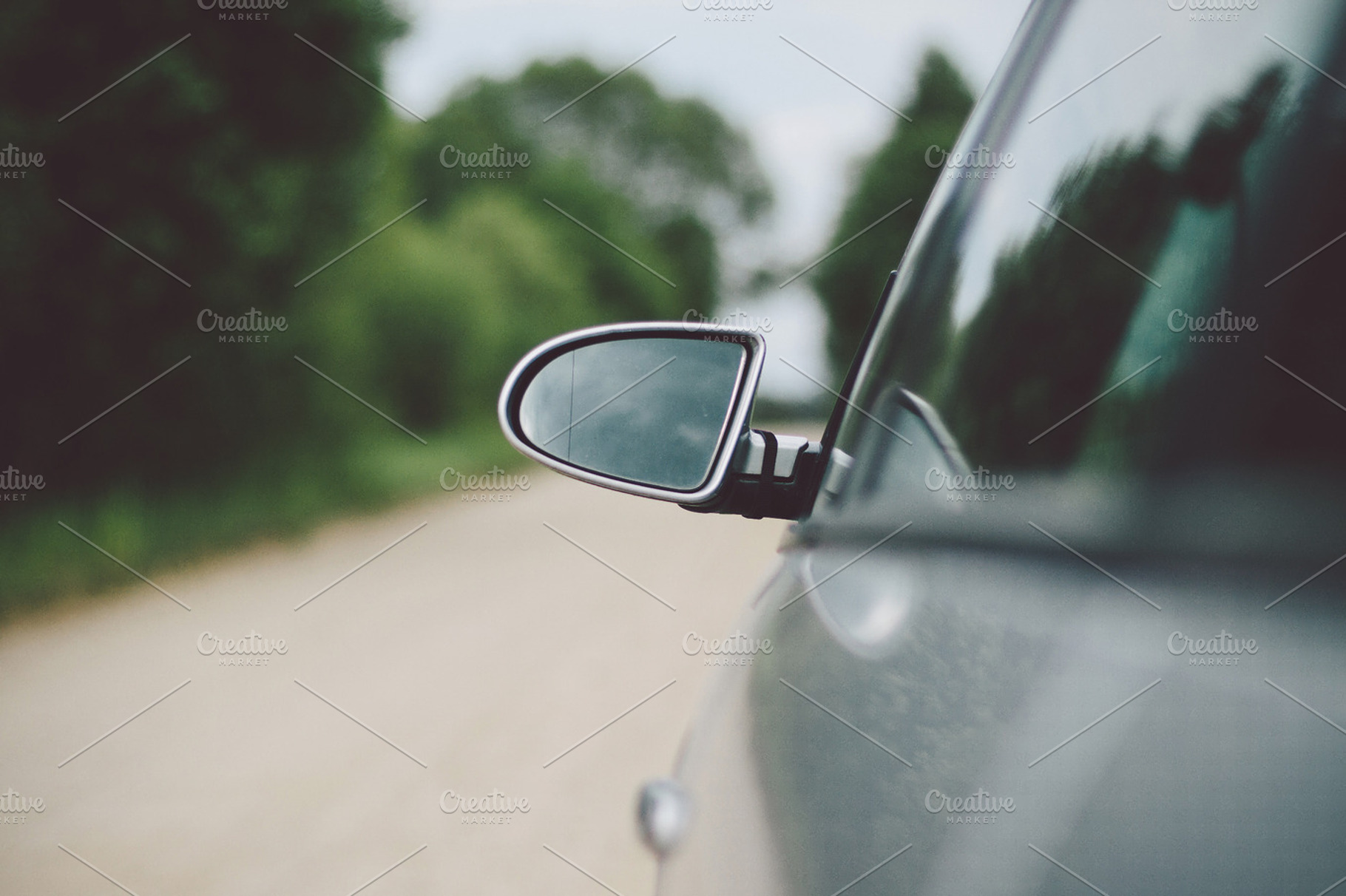 Car Mirror 2 Containing Car Mirror And Detour