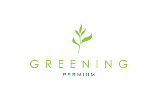 Green Nature Logo Icon for Organic, a Branding & Logo Template by Maylianaw28