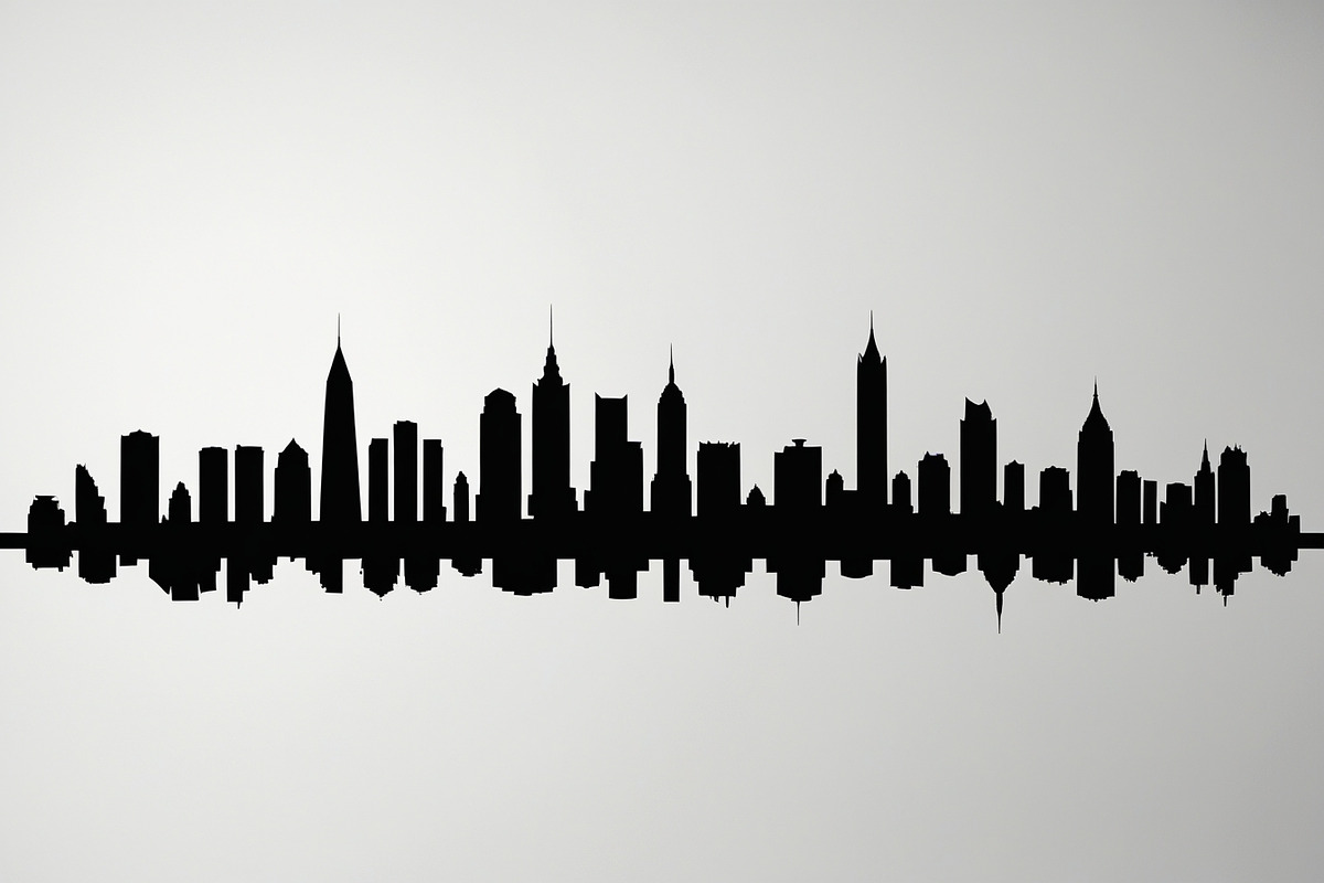 Modern City Skyline Vector Bundle, an Illustration by abu67222 (Photo 4 of 7)