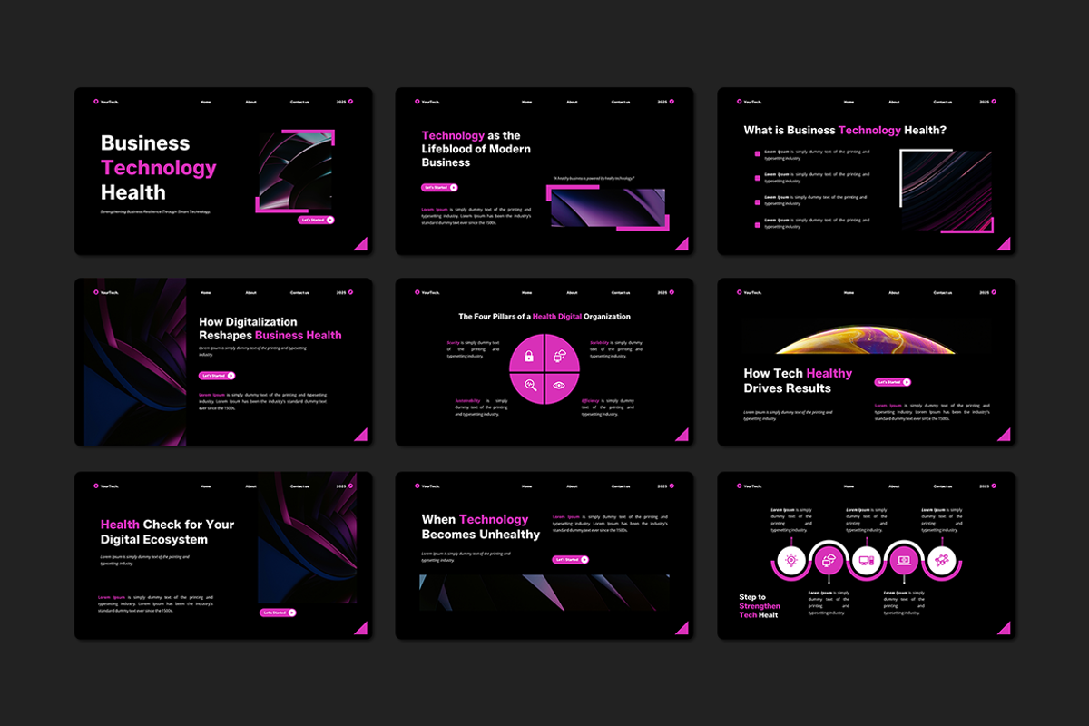 Business Technology Health - Keynote, a Presentation Template by Iqsiart Studio (Photo 2 of 3)