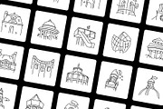 Paris Landmark Icon Set, an Outline Icon by Vectors Market (Thumbnail 6 of 8)