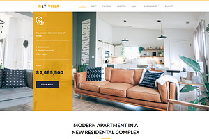 LT Villa Onepage WordPress Theme