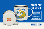 Taste the Wave, a Food Illustration by Mangustudio (Thumbnail 3 of 3)