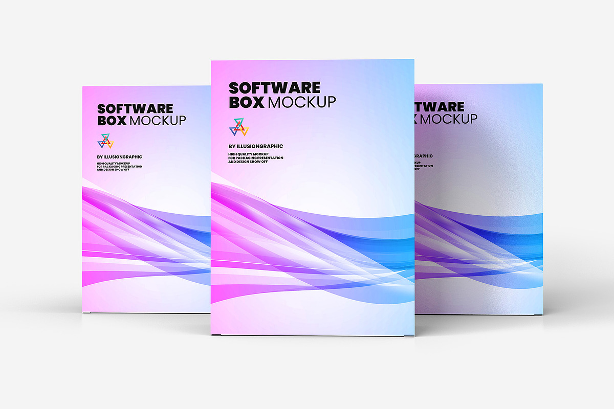 Software Box Mockup - 13 Views, a Packaging Mockup by Illusiongraphic (Photo 13 of 27)