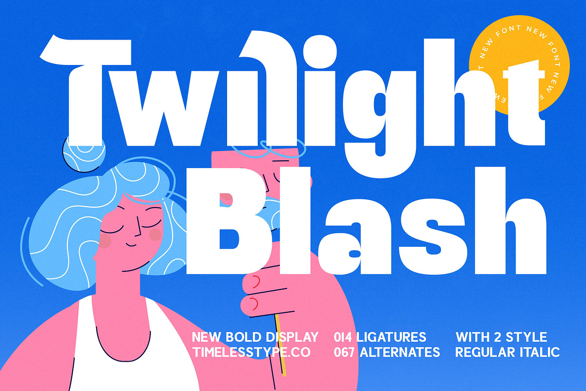 Twilight Modern Display Serif, a Sans Serif Font by timelesstype.co (Photo 1 of 20)