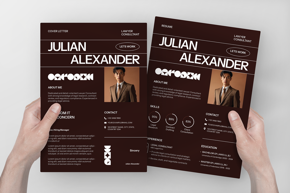 Lawyer Consultant CV Resume, a Resume Template by Annora Studio (Photo 3 of 6)