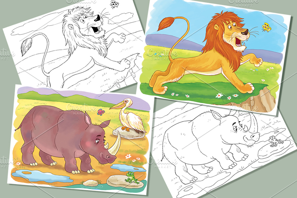 Cute African animals, an Animal Illustration by Haso (Photo 4 of 11)