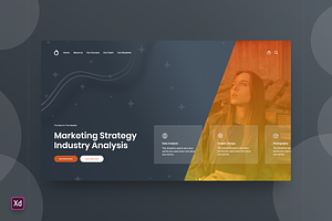 Hero Header Landing Page Template