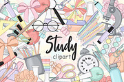 Study Bright Clipart, an Education Illustration by GlamArtZhanna (Thumbnail 1 of 6)