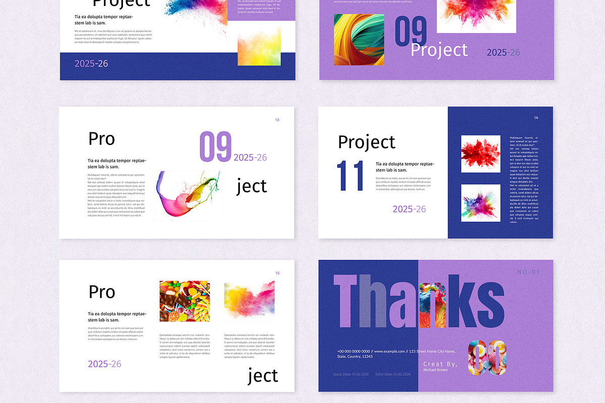 Portfolio Presentation Layout, a Design Template by MightyDesign (Photo 4 of 7)