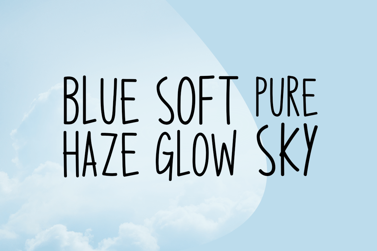 Sky Glow Typeface, a Handwritten Font by Seemly Fonts (Photo 2 of 6)