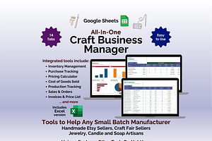 Craft Business Manager-Google Sheets