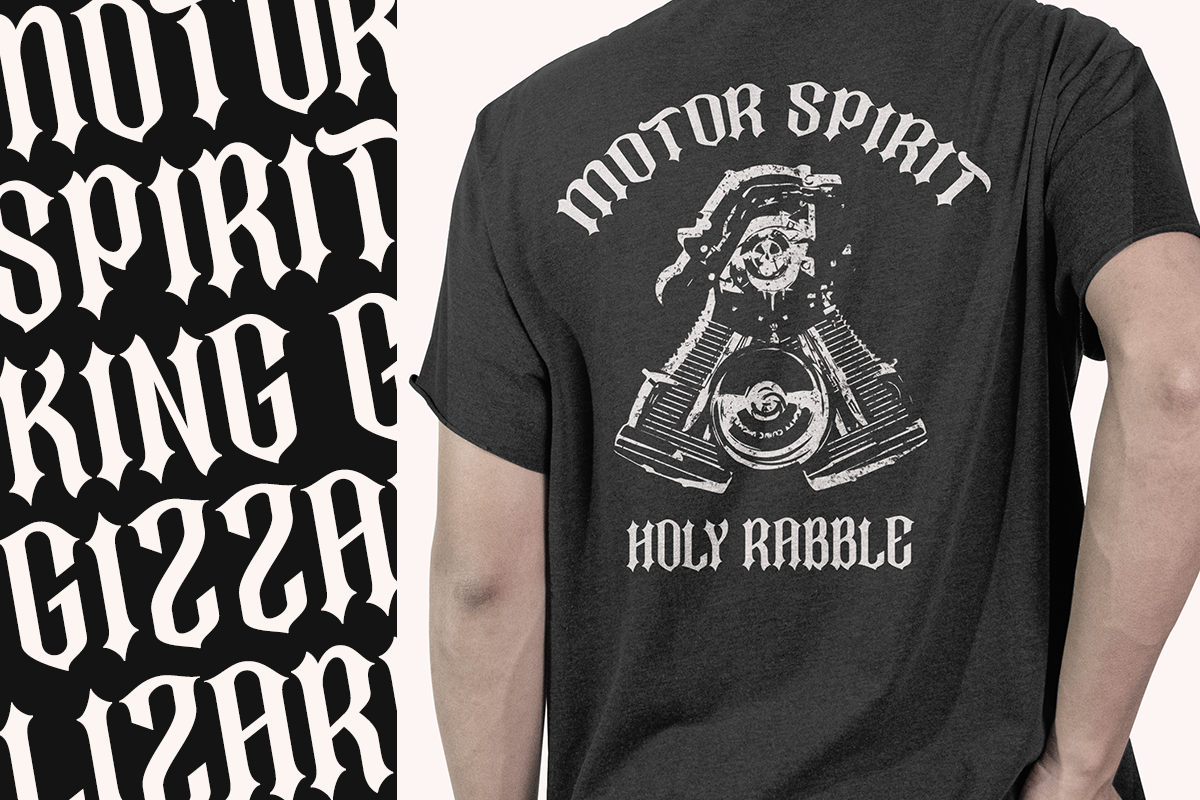 Rocky Past - Blackletter Display, a Blackletter Font by Say Studio (Photo 7 of 13)
