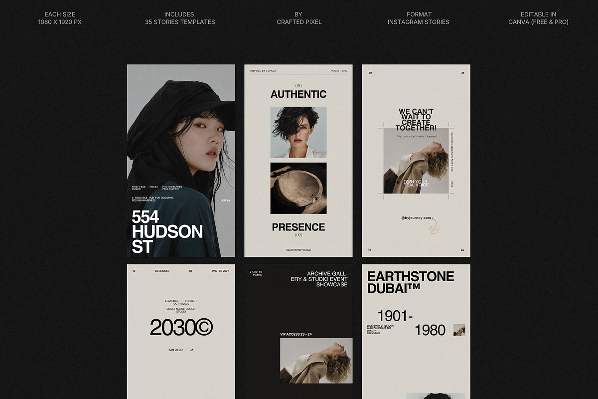 ZEVR | Instagram Template (I), a Social Media Template by Crafted Pixel (Photo 1 of 10)