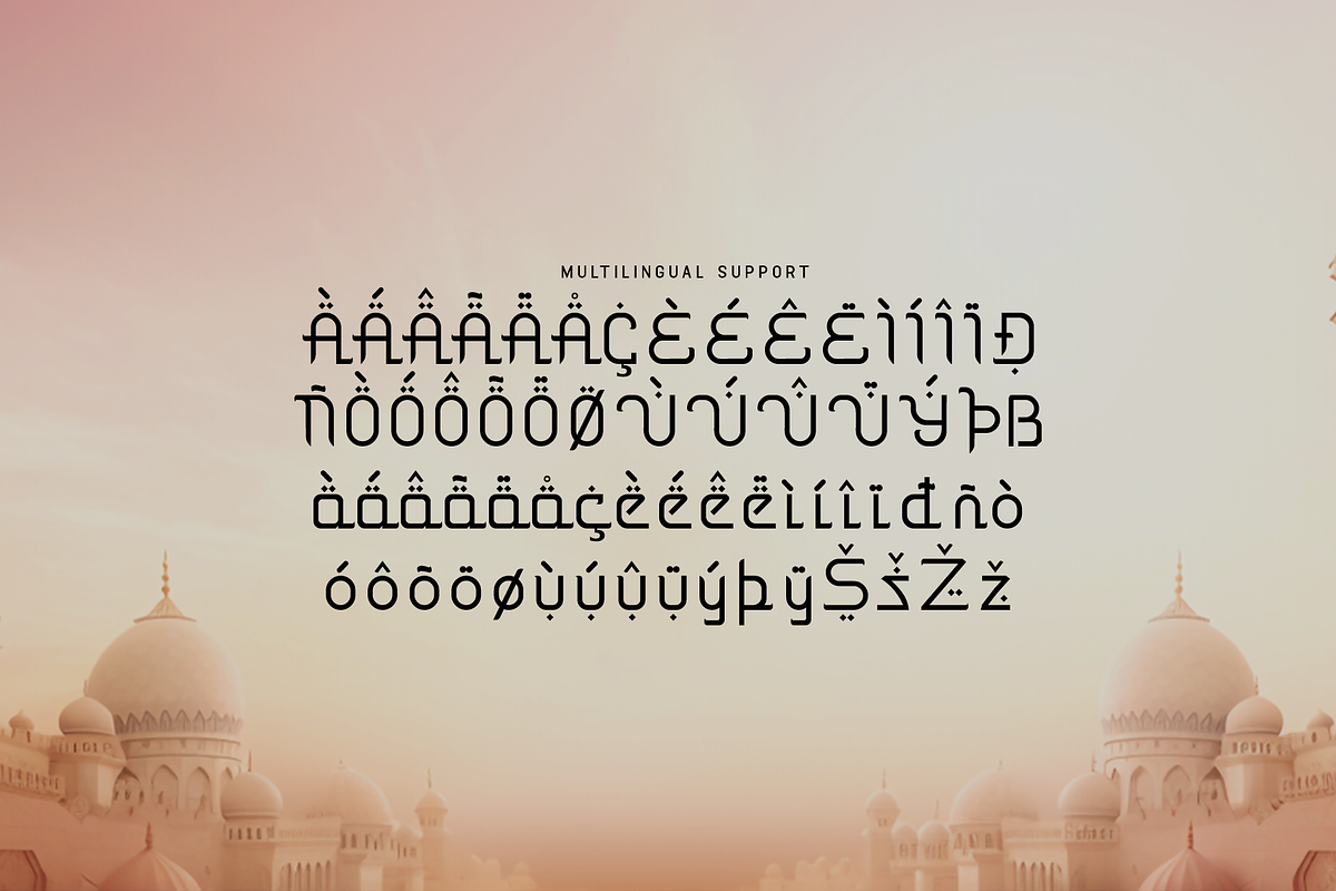 Ghazali - Modern Arabic Style Font, a Handwritten Font by overlaytemplates (Photo 5 of 5)