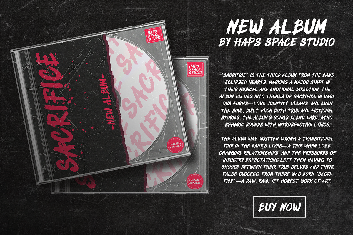 Spasial Krusial Horror Brush, a Sans Serif Font by Haps Space (Photo 8 of 10)