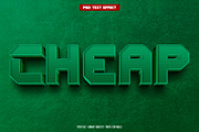 Cheap 3D editable text effect, a Layer Style Add-On by Hello Muh (Thumbnail 1 of 2)