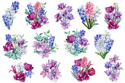 Floral painting spring bouquet, an Illustration by Hanna Hryharenka (Thumbnail 4 of 14)