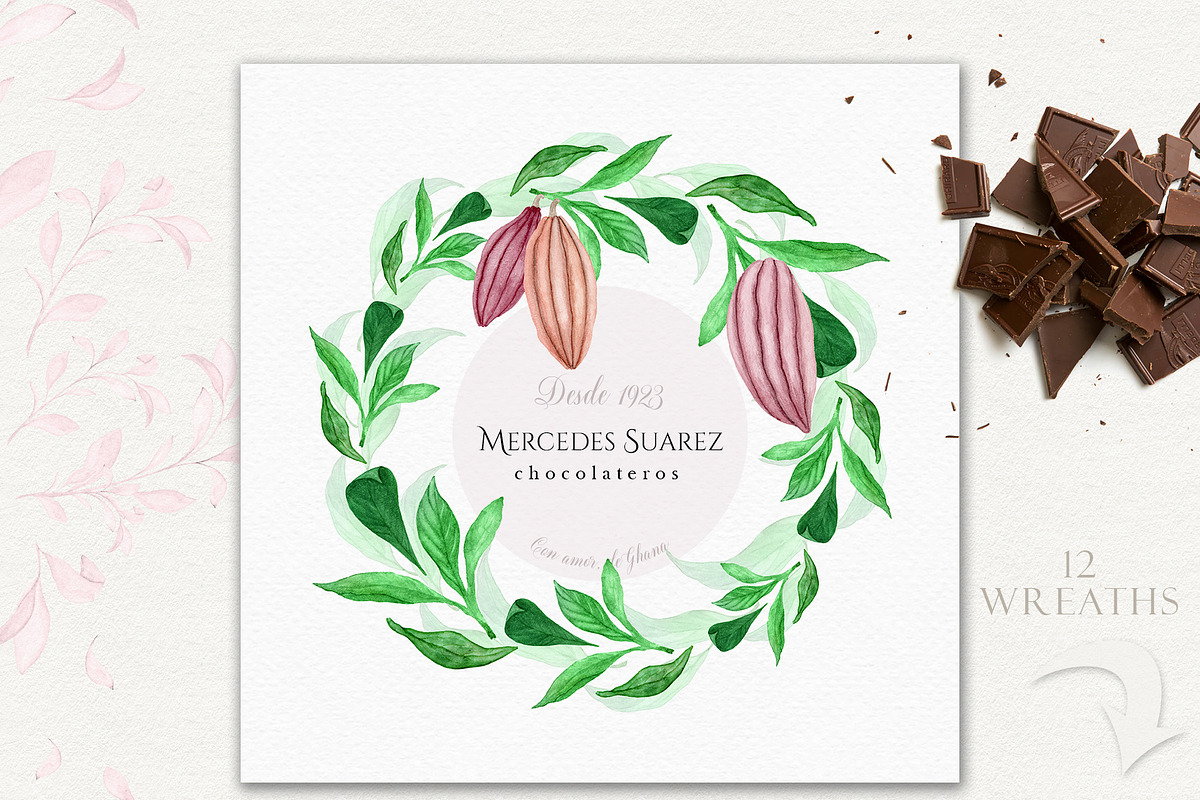 Wonderful Cocoa - Watercolor Set, an Object Graphic by Jeanina Vlad (Photo 7 of 20)