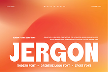 Jergon - Creative Logo Font