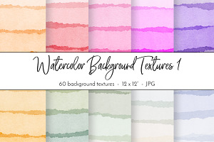 60 Watercolor Background Textures