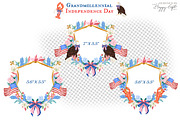 Grandmillennial Independence Day, a Decorative Illustration by TheHappyGiftArt (Thumbnail 7 of 21)