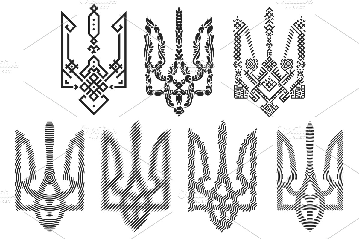 Coat of arms Ukraine, an Object Graphic by CGterminal (Photo 2 of 2)