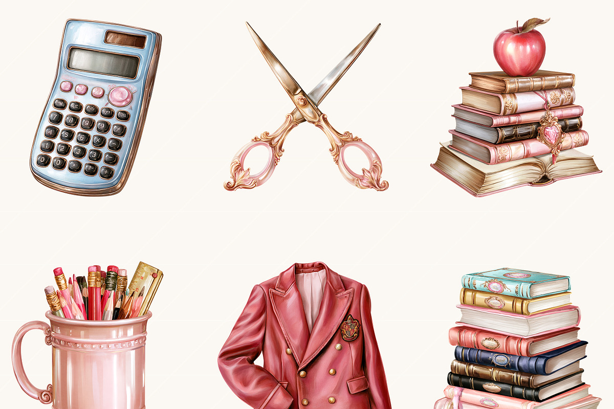 Back to School Student Clipart, a Person Illustration by BusyDaydesign (Photo 5 of 9)