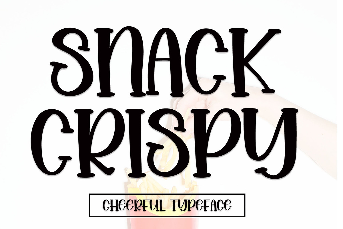 Snack Crispy, a Handwritten Font by FreshTypeINK (Photo 1 of 7)