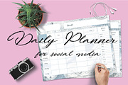 Social Media planner for content, a Social Media Template by digital_essence (Thumbnail 1 of 5)