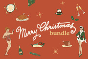 Merry Christmas clipart bundle food, an Object Graphic by Lisa Mill (Thumbnail 1 of 11)