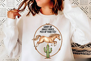 Giddy Up Jingle Horse Sublimation Pn, a Graphic by Libby Wishes (Thumbnail 6 of 6)
