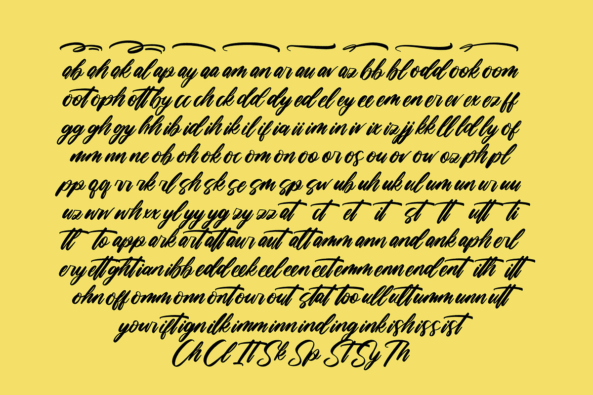 Ciaters Gangster Brush Handwritten, a Script Font by Letterena Studios Script (Photo 14 of 15)