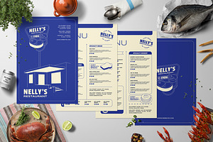 Vintage Food Menu, a Flyer Template by The Good Store