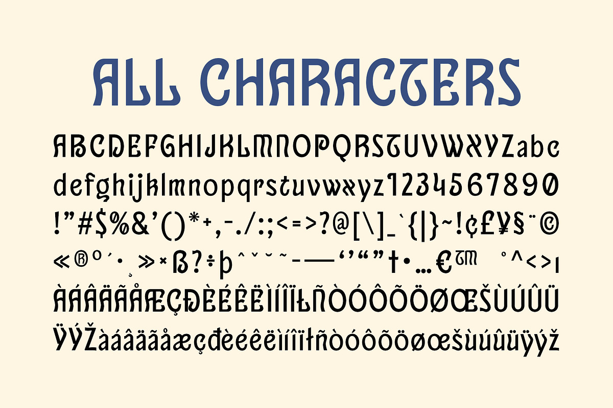 CS Razel – Art Nouveau Font, a Sans Serif Font by Craft Supply Co. (Photo 8 of 8)