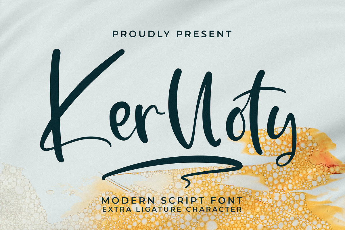 Kerlloty, a Script Font by Integritype Studio (Photo 1 of 15)