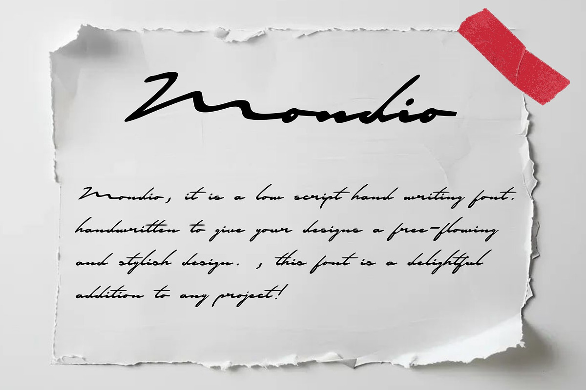 7 Handwriting Font Bundle, a Handwritten Font by Gittype (Photo 7 of 12)