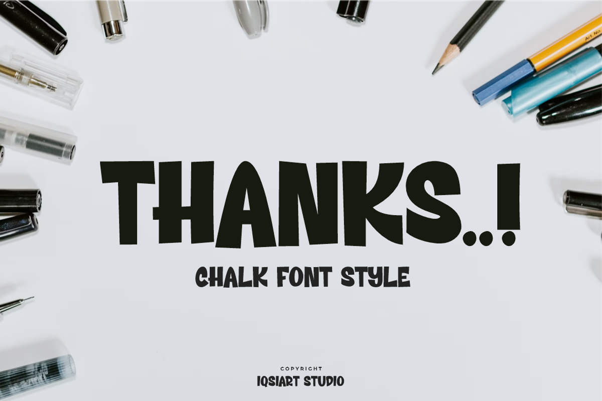 Augran Marker Font, a Sans Serif Font by Iqsiart Studio (Photo 6 of 6)