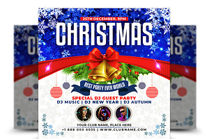 Christmas Flyer, a Flyer Template by AfzaalGraphics