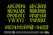 Titanic Fraktur Typeface, a Blackletter Font by alit design (Thumbnail 6 of 20)