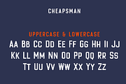Cheapsman Sans Serif Display, a Sans Serif Font by Typetemp Studio (Thumbnail 18 of 22)
