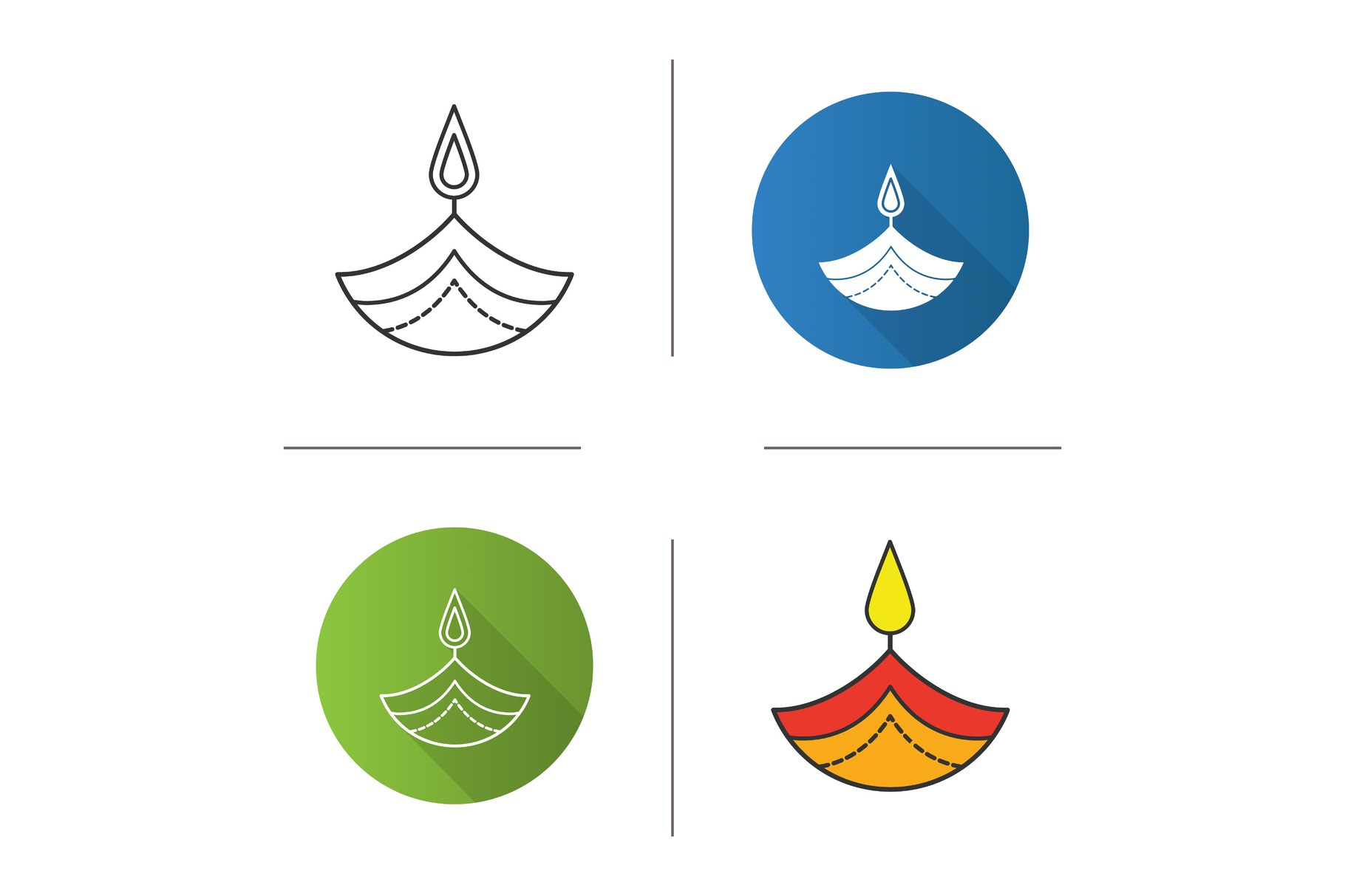 Diya icon, an Icon by IMG Visuals