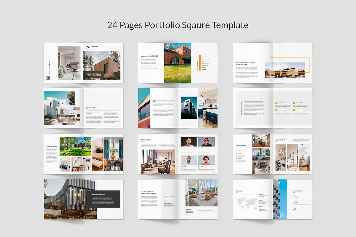 Architeo Portfolio Canva Bundle, a Brochure Template by artbart (Photo 5 of 8)