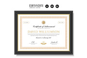 202. Modern Certificate Template, a Stationery Template by CreativeRezwan (Thumbnail 3 of 3)